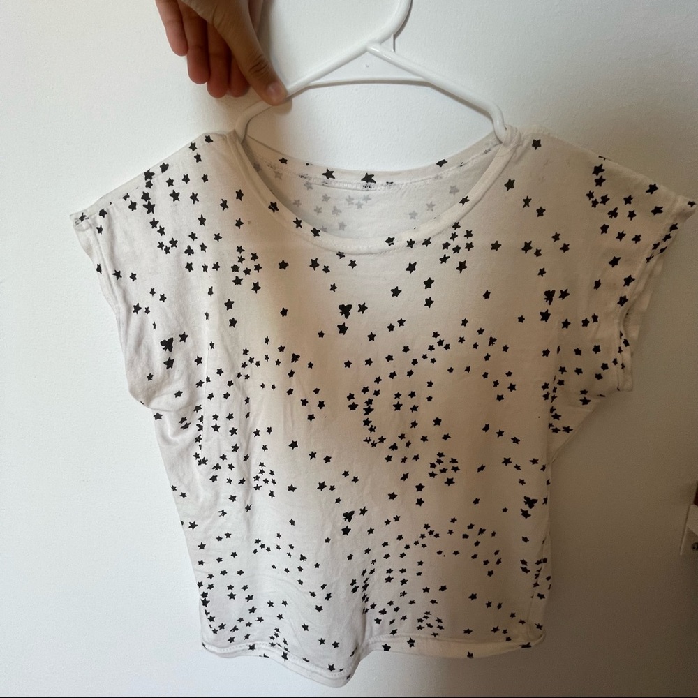 White crop top